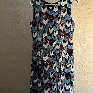 Womens dress DIANEvonFURSTENBER size6  multi-color